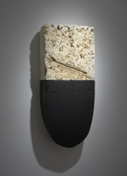 #60, 2006-08, 38 x 30 x 16 inches, enamel, oil, plaster, tar and wax